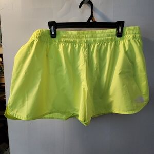 Womens North Face Yellow Running Shorts #113